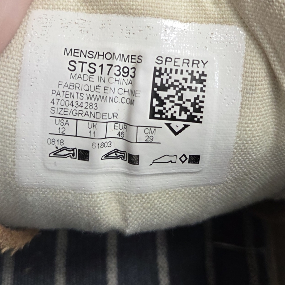 Sperry Top-Sider canvas men's shoes - Picture 4 of 7